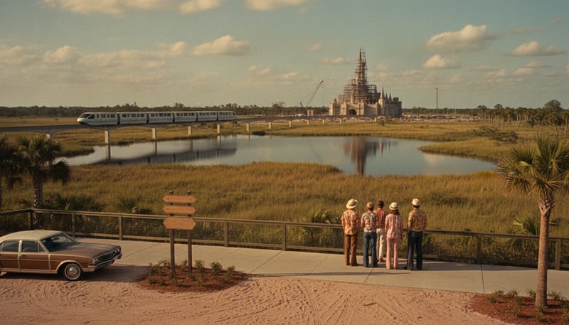 What Disney Theme Park Opened In Florida In 1971?